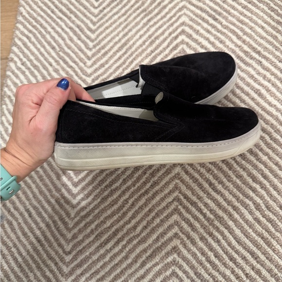 Black suede flats / sneakers - Picture 4 of 5